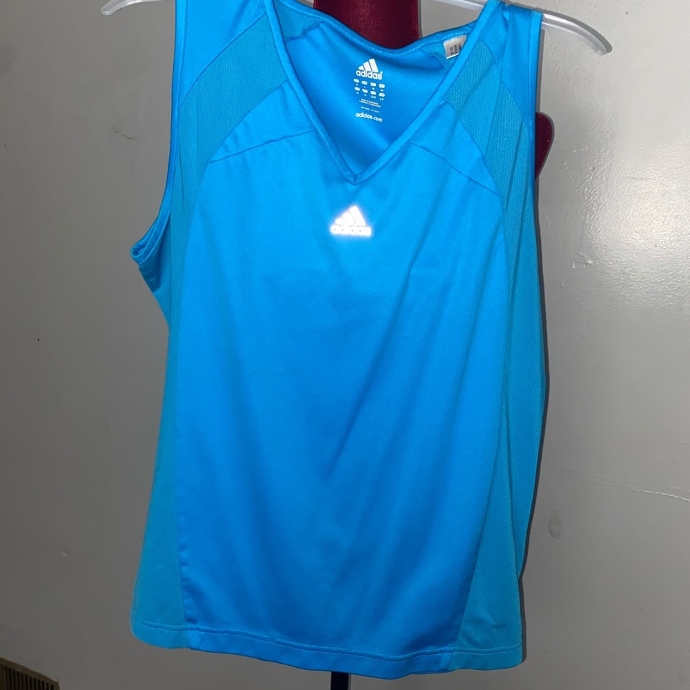 Adidas v neck tank